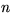 $n\/$